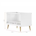 Berço/mini-cama Caring | Serpil - Branco/carvalho